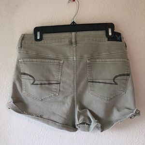 American eagle high waisted denim shorts size 12